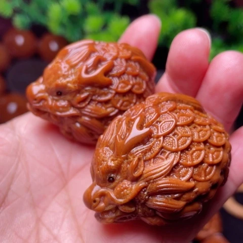 【闪购商品】手串/手链橄榄核35左右金币龙龟手球