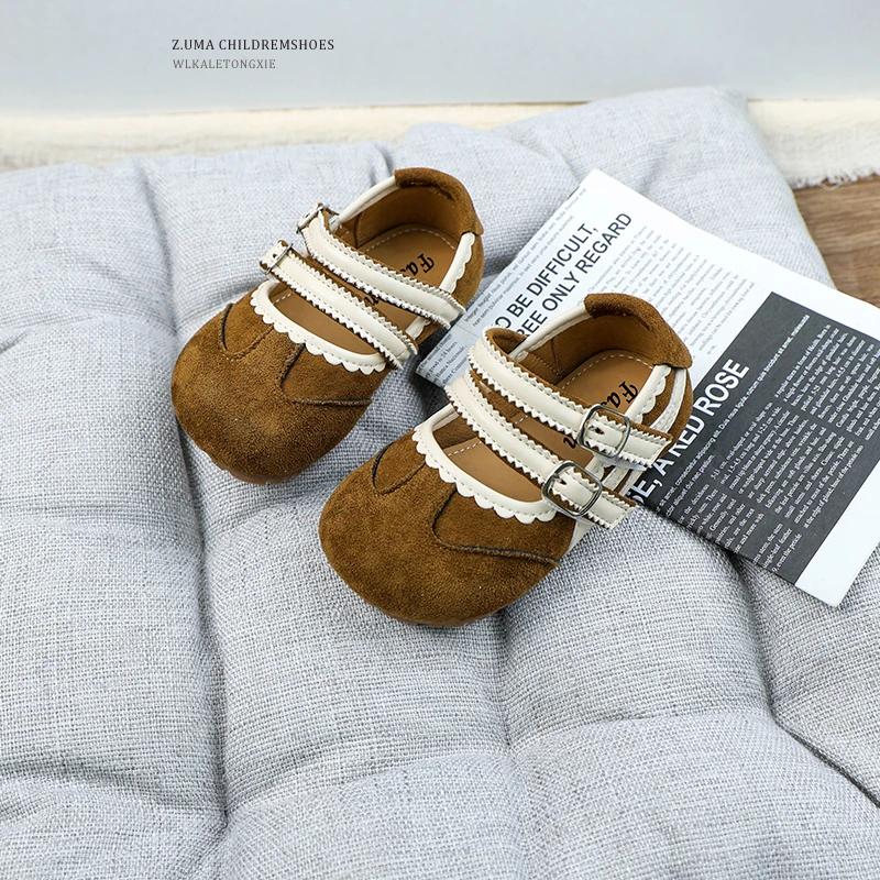 女童2025春季新款百搭好看半包小单鞋舒适洋气简约童鞋