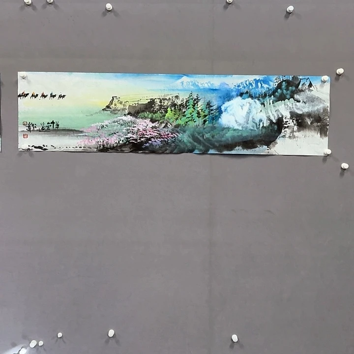 国画亲笔手绘放心去藏