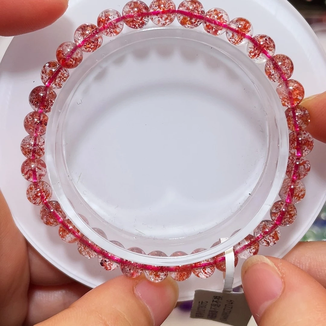 水晶手链未镶嵌金草莓5.8