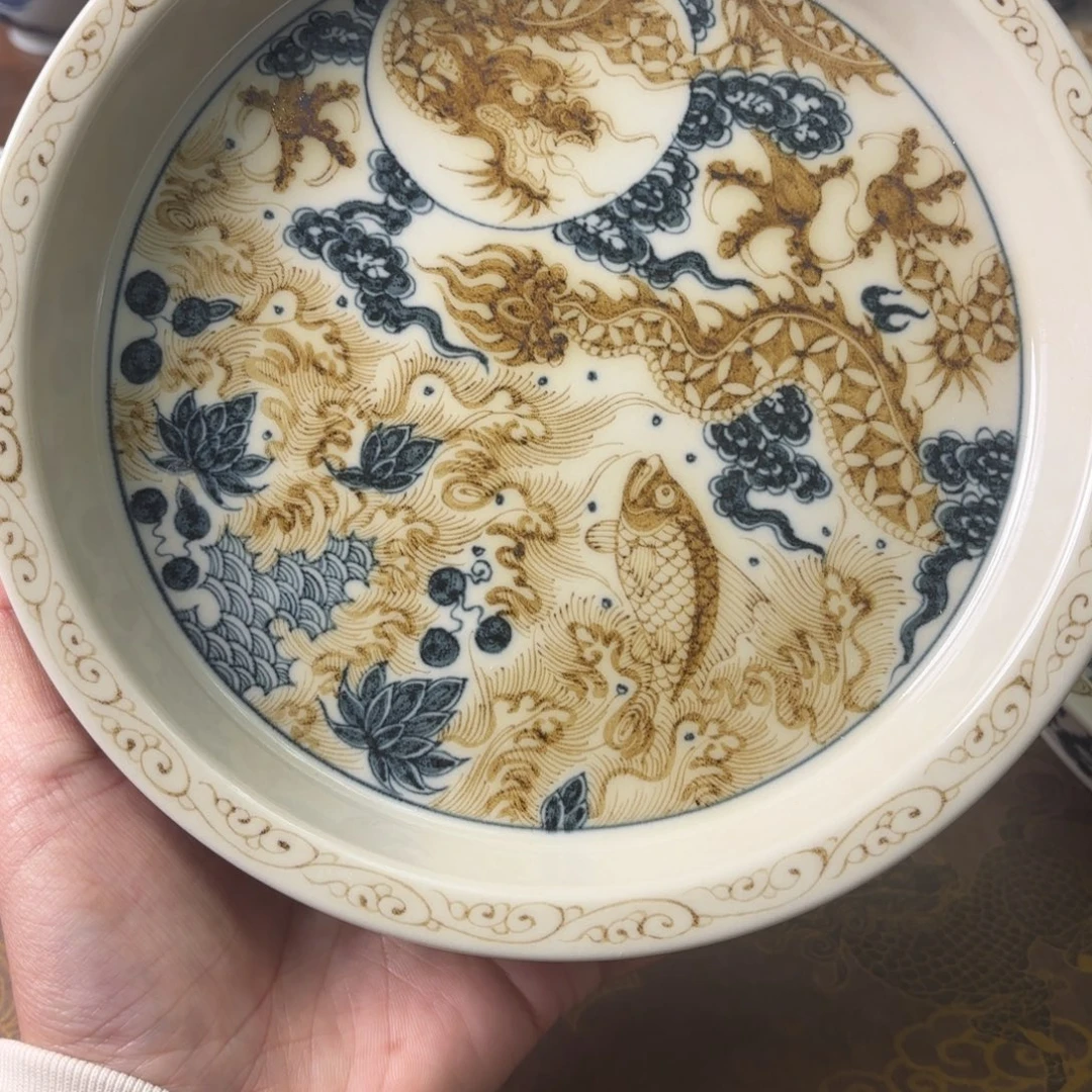 摆件陶瓷景德镇手绘茶器