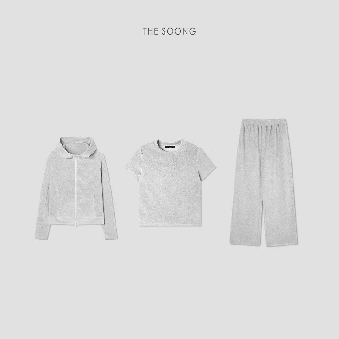 THESOONG|早秋100%纯棉休闲长裤女卫裤运动裤休闲百搭冬HBKZ7134