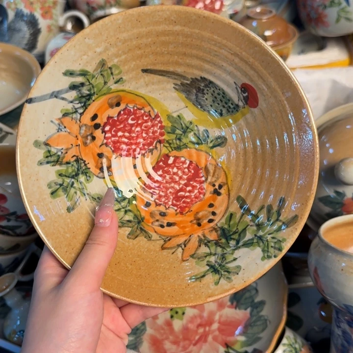 瓷片景德镇陶瓷手工手绘