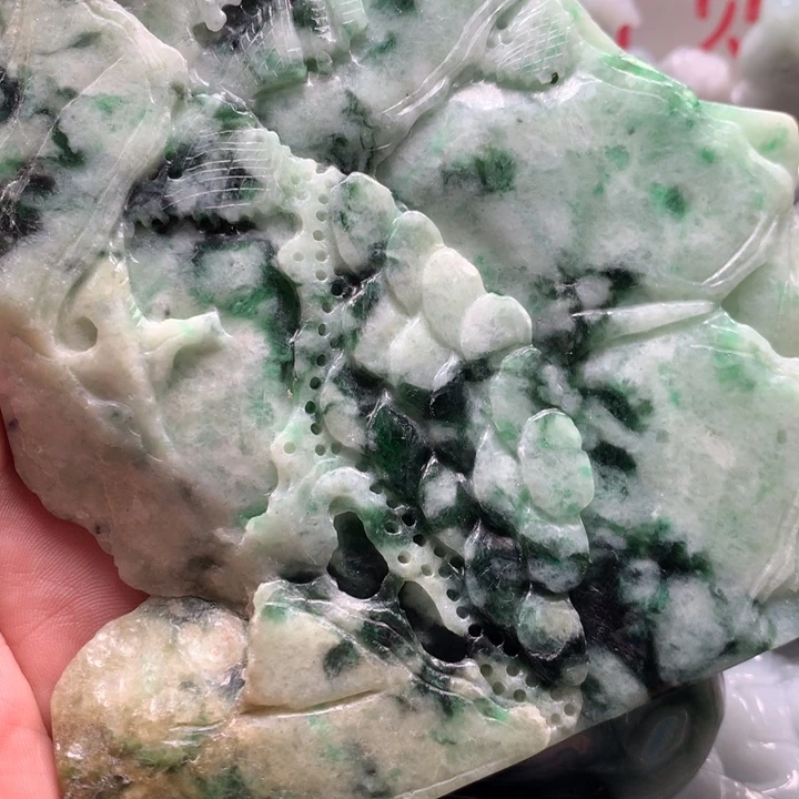 翡翠未镶嵌颈饰保真天然a货翡翠