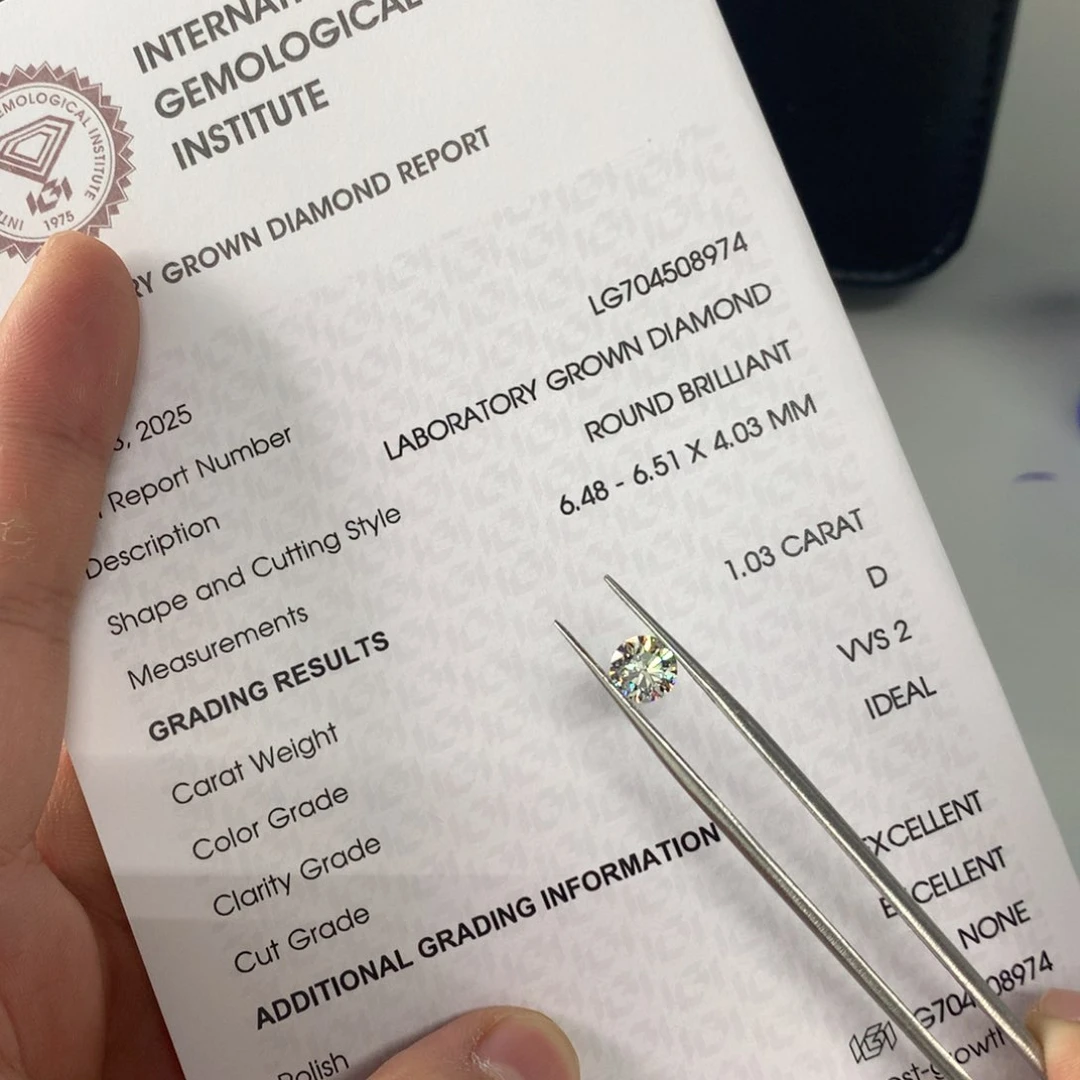 实验室培育钻石裸石未镶嵌