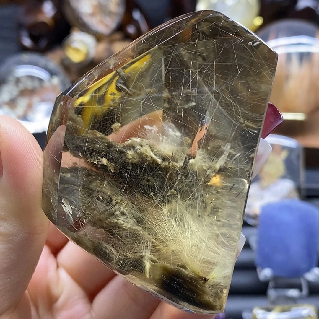 水晶水晶原石未镶嵌薄**新