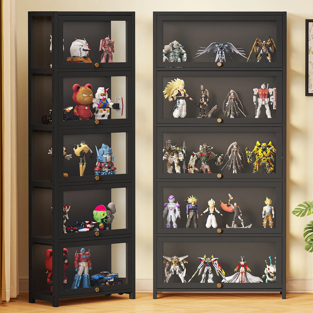 西藏新疆包邮手办展示柜乐高透明亚克力展示架盲盒玩具模型收纳柜