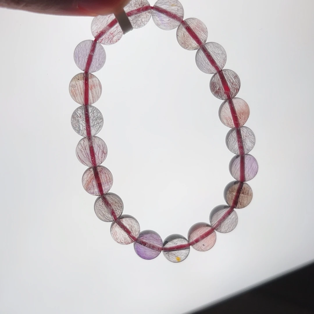 水晶手串未镶嵌超七