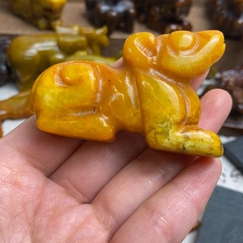 蛇纹石玉未镶嵌颈饰47
