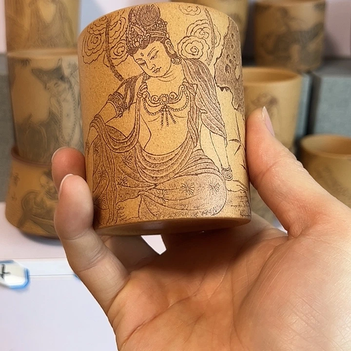 紫砂茶杯逸*盛。。。。。。