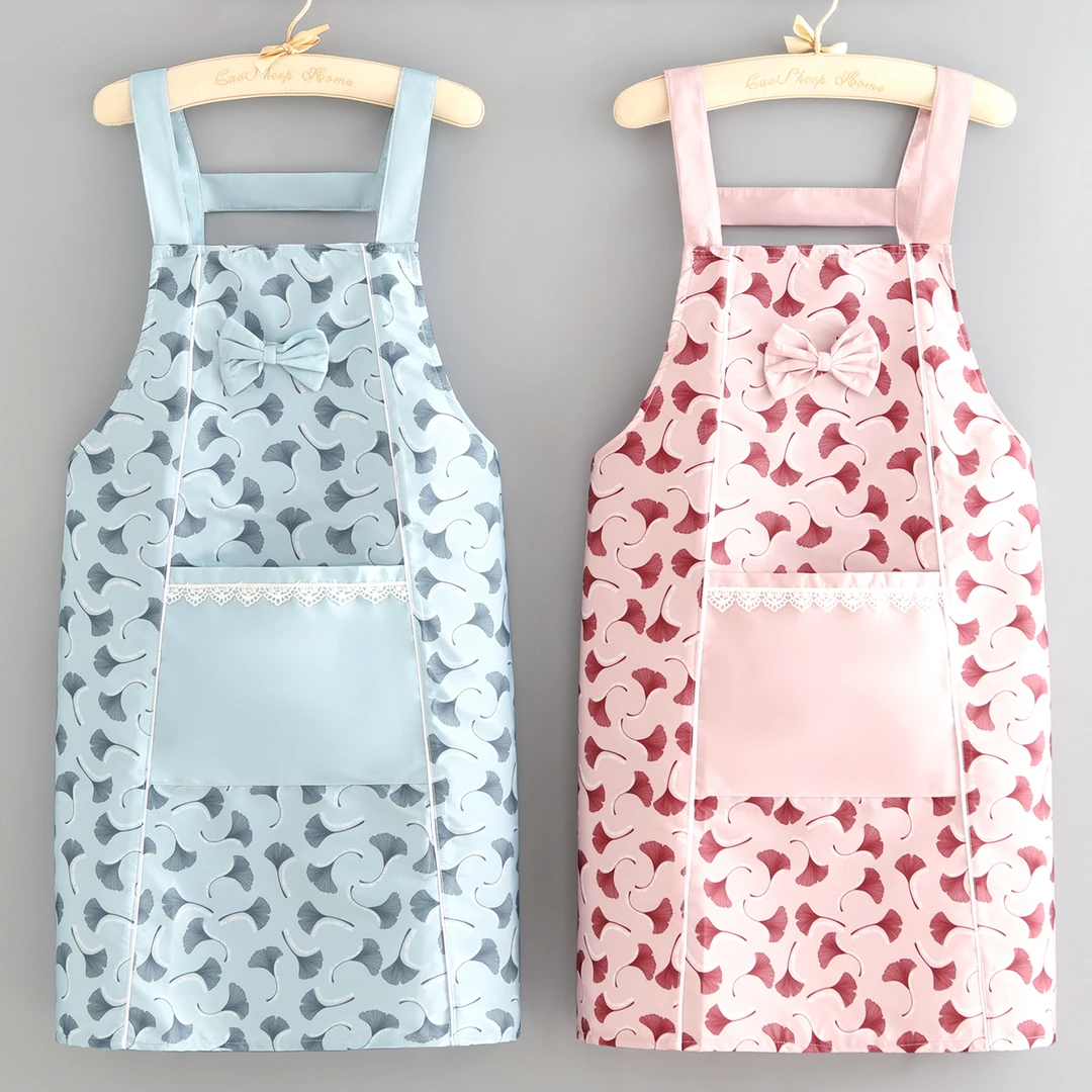 新款复合防水围裙家用厨房做饭时尚围腰餐饮摆摊花店女专用工作服