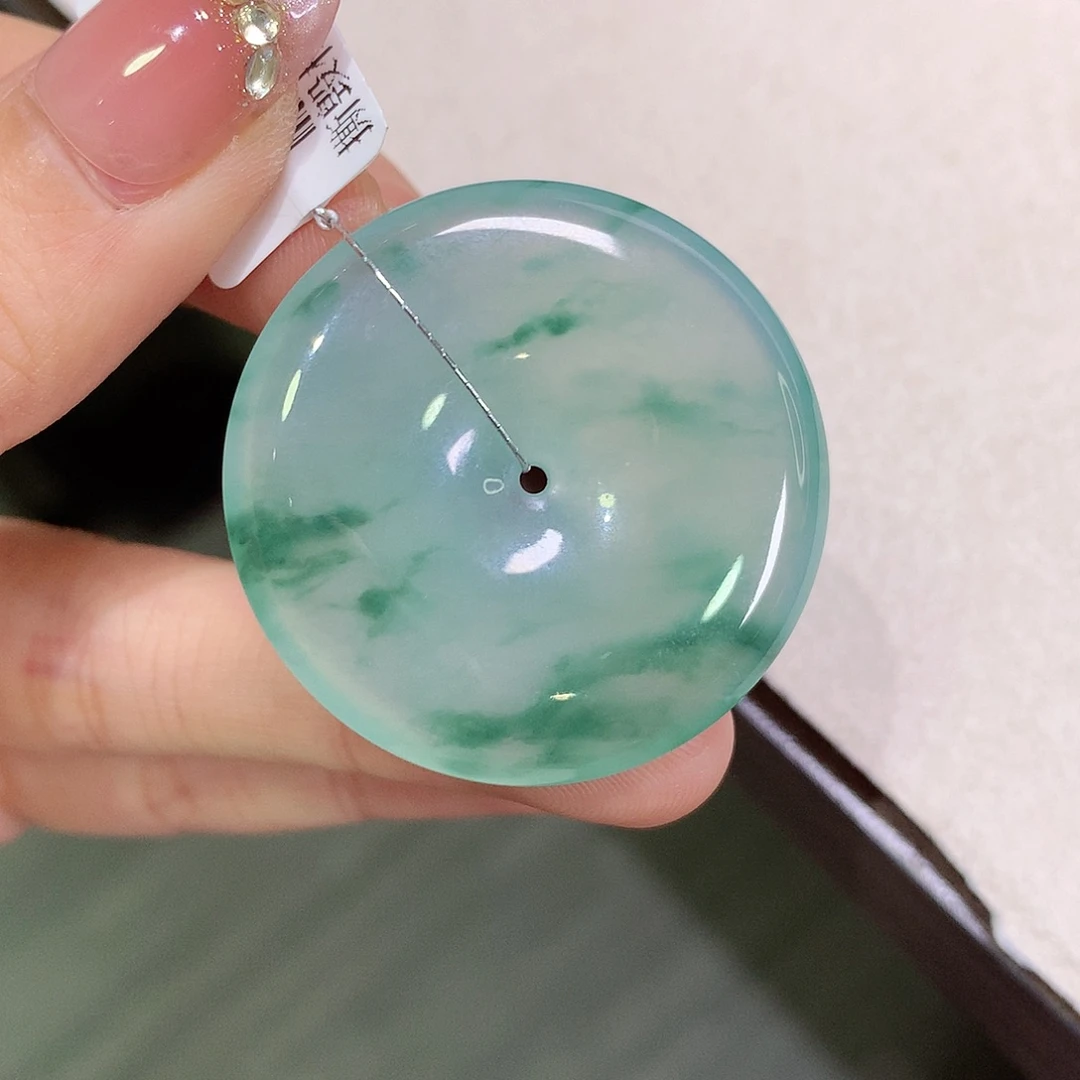 翡翠未镶嵌颈饰35-6.2
