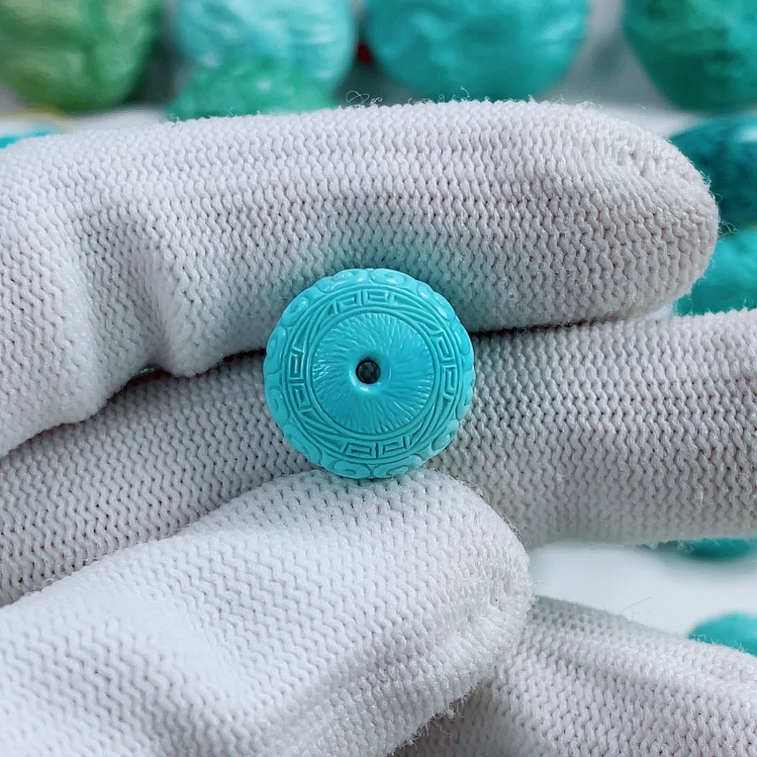 绿松石未镶嵌车挂