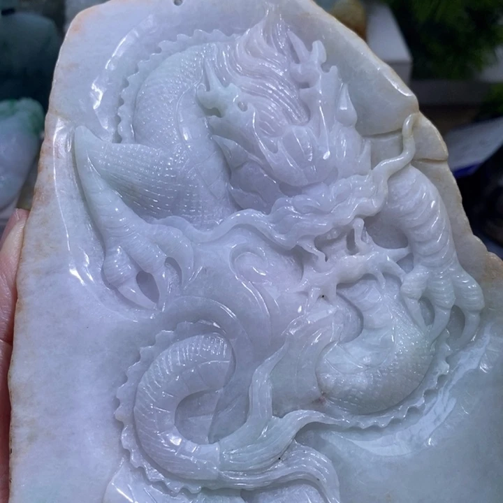 【闪购商品】颈饰未镶嵌翡翠龙牌