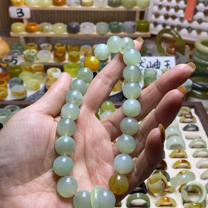 ゛***丶岫玉未镶嵌戒圈岫玉精品指环