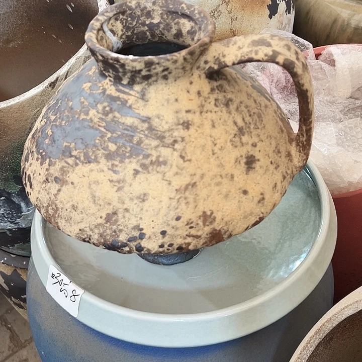 景德镇精品花盆栽适合盆口10高26