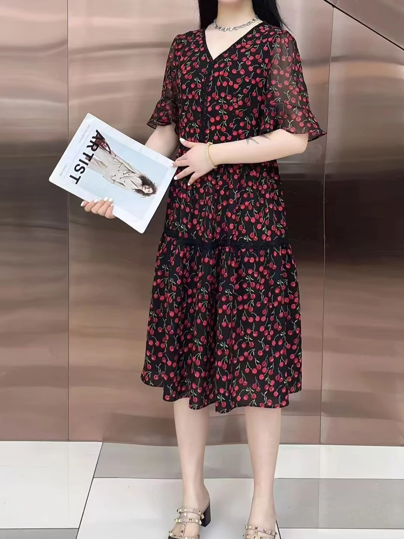 【姐妹服饰】【21款】夏季时尚休闲女士碎花休闲连衣裙