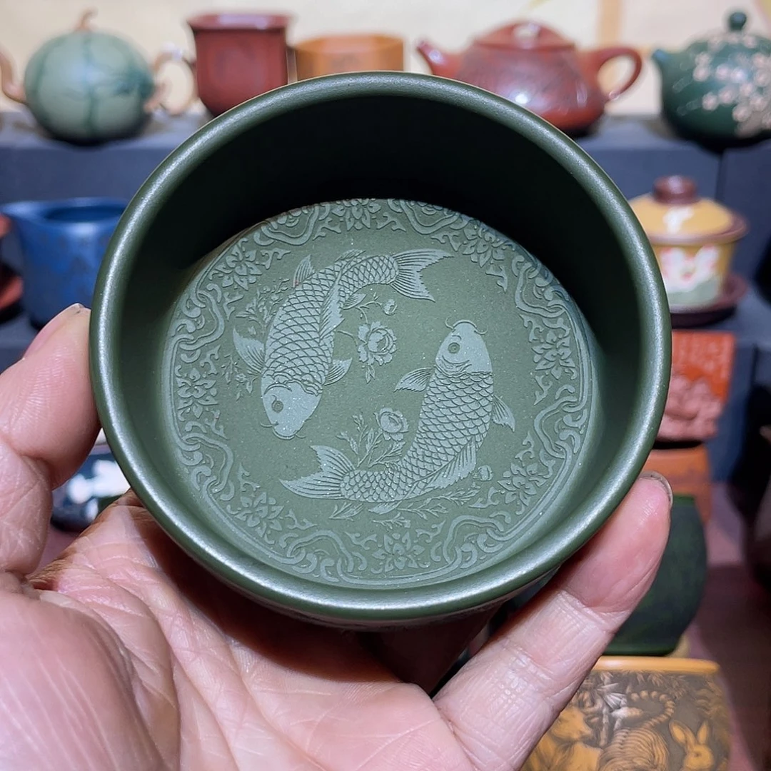 原矿紫砂手工主人杯