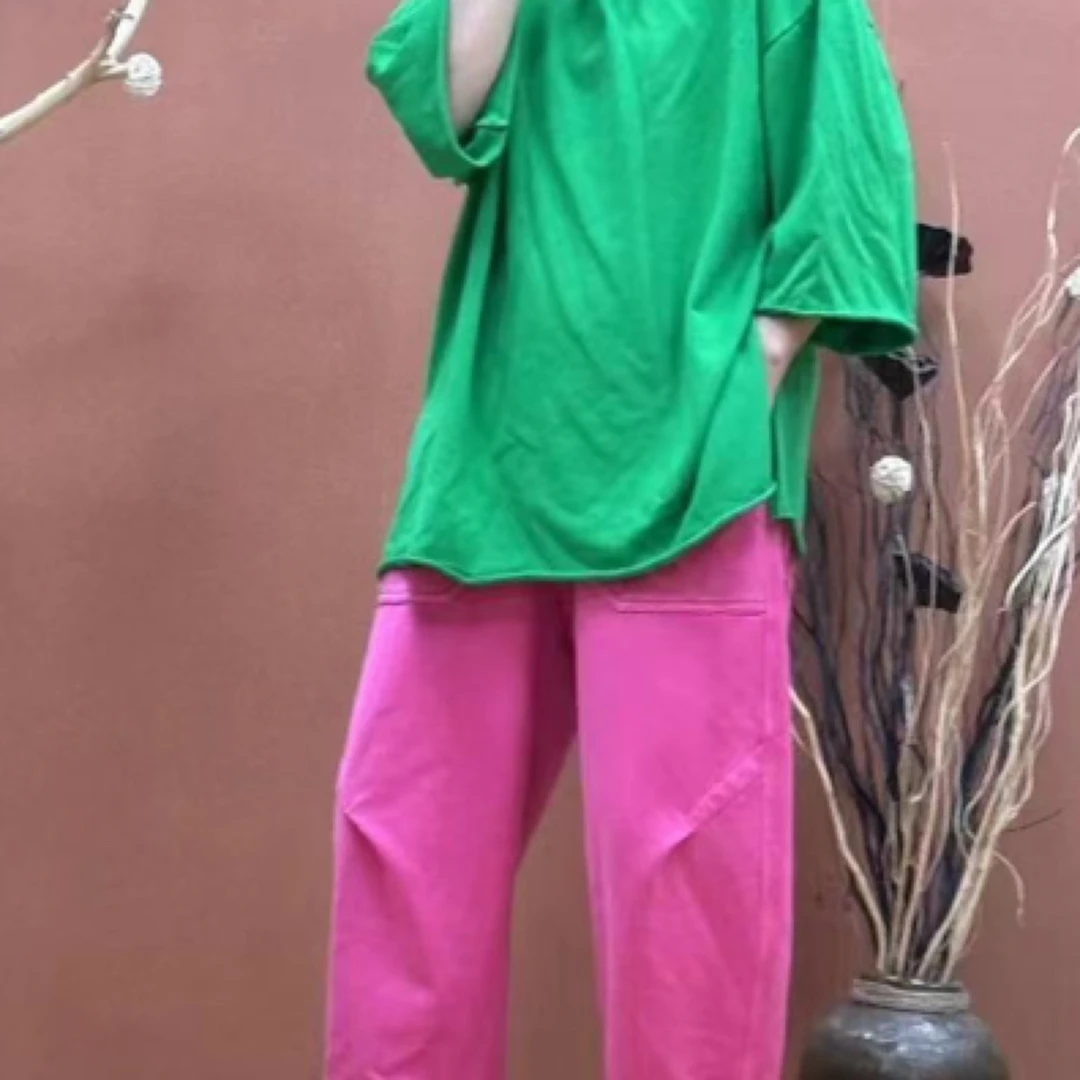 秋季新款宽松休闲七分袖百搭卫衣67355