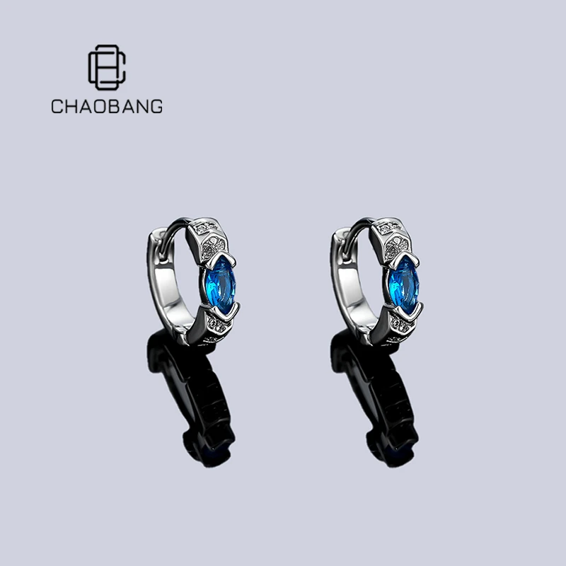 chaobang/潮邦 铜合金耳饰 荷鲁斯之眼耳环轻奢冷淡风耳饰ins饰品