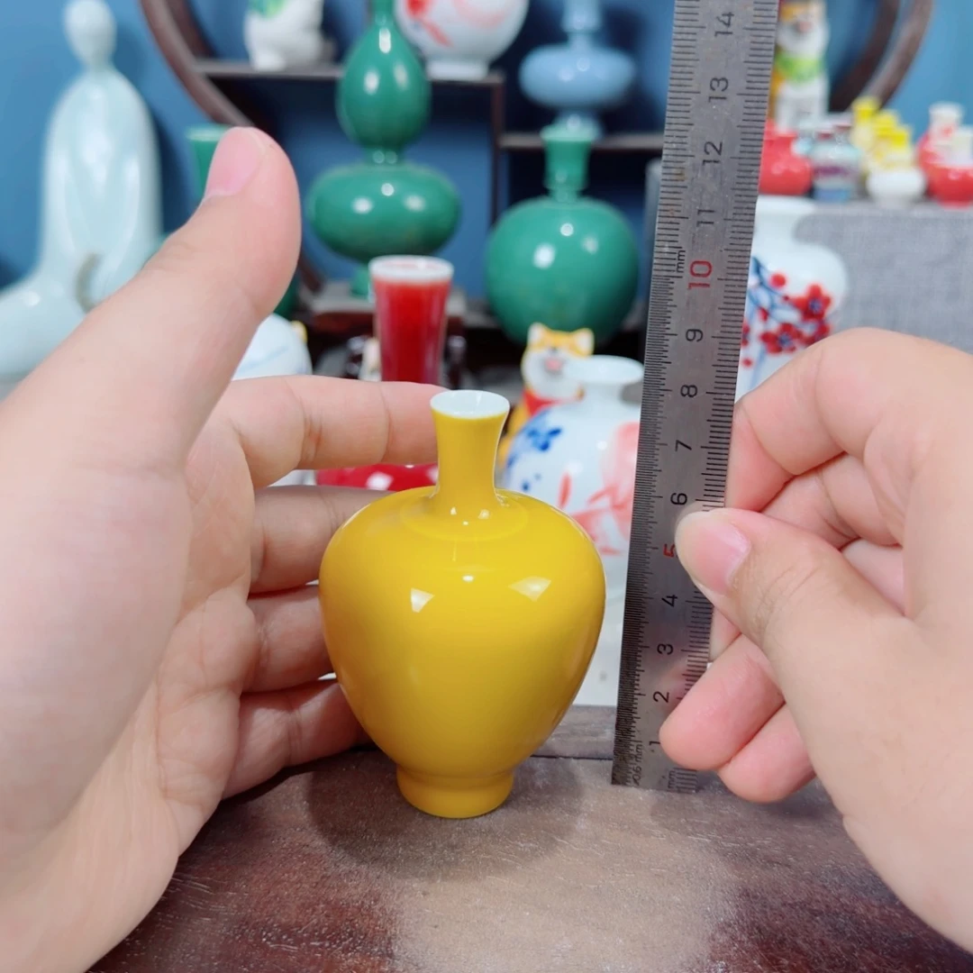 陶瓷手工小花器摆件