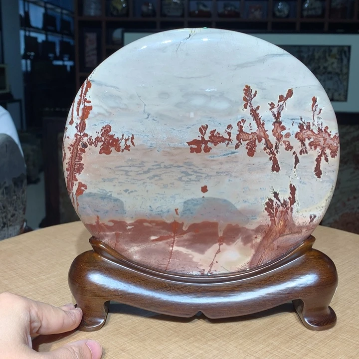 广西国画石摆件，观赏收藏