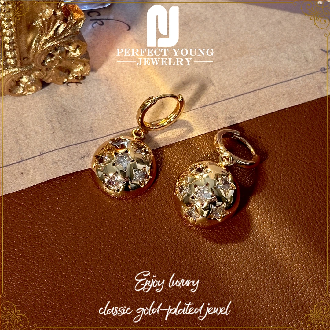 英⭐PrefectYoung轻奢优雅设计气质耳钉Z-8005