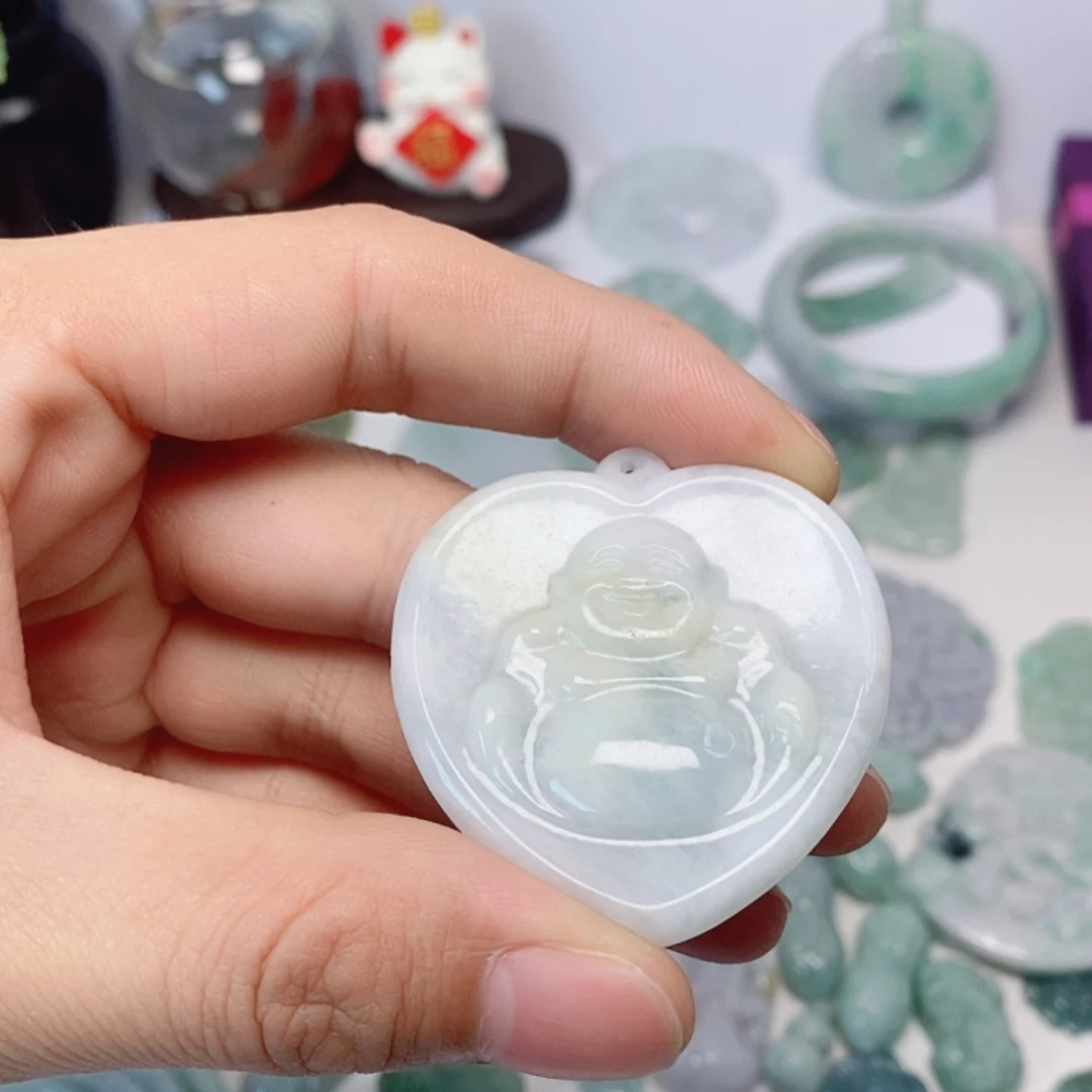 翡翠未镶嵌吊坠(不含链)翡翠