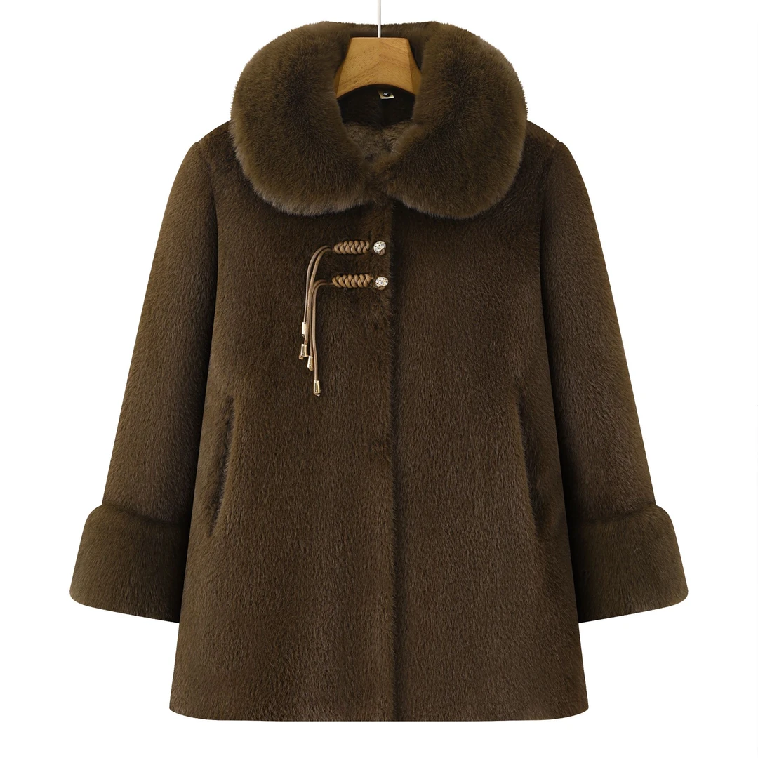 11947-中老年人冬装外套外套妈妈高档加厚大外套【5楼电梯对面】