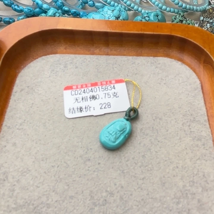 绿松石未镶嵌颈饰