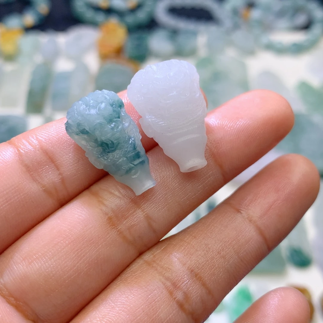 定制翡翠未镶嵌毛货