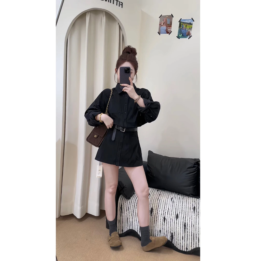 拾一【高甜预警】加厚衬衫裙送腰带