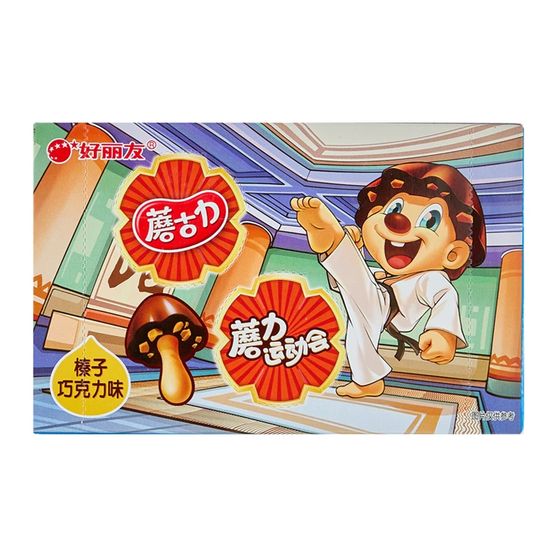 好丽友蘑古力榛子巧克力味装饰饼干 48克/盒