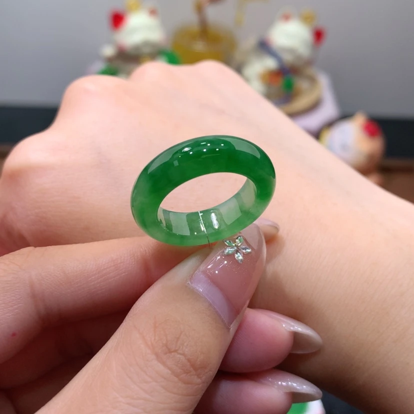 【闪购商品】未镶嵌戒指翡翠14-15号