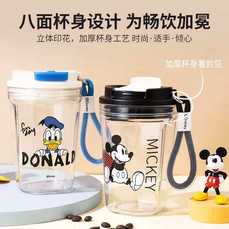 【贤惠补贴】米奇唐老鸭直饮咖啡杯TRITAN凉水杯400ML杯子22052