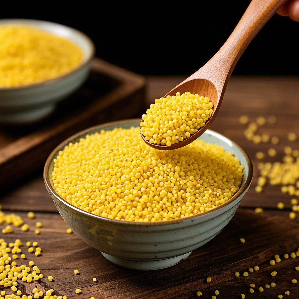 正宗米脂小米产地直供颗粒均匀饱满米油丰富富含维生素营养滋补