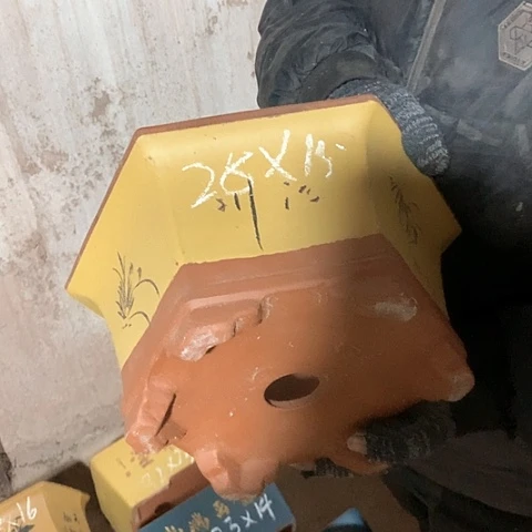 紫砂花盆手工制作