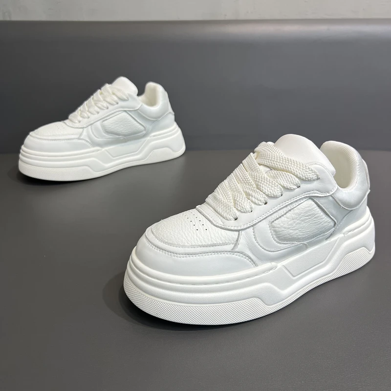 轻奢白色厚底青春韩版简约轻便男士休闲鞋网红时尚男鞋YZ-HY1328