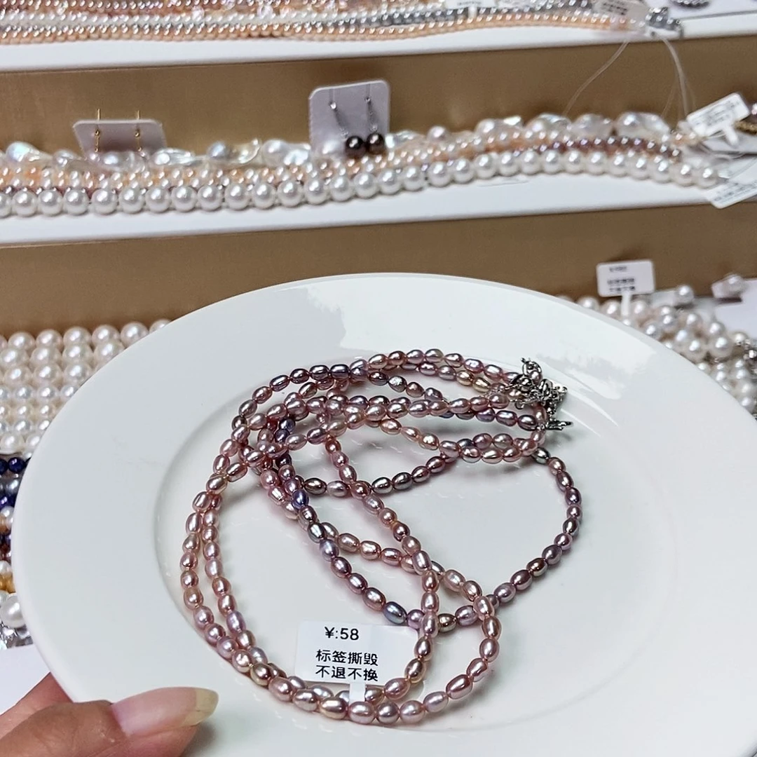 银S925镶嵌淡水珍珠耳饰