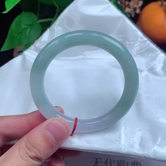 翡翠手镯未镶嵌圆条015