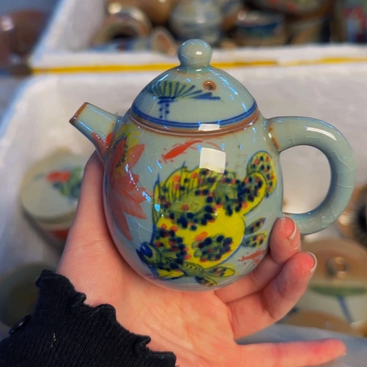 瓷片小**?景德镇陶瓷手工手绘