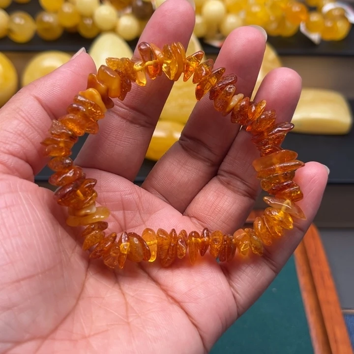 琥珀未镶嵌珠宝奇石M131号随型海飘