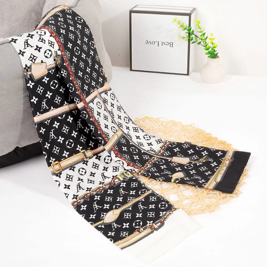 【皮带巧克力黑】X23丝巾