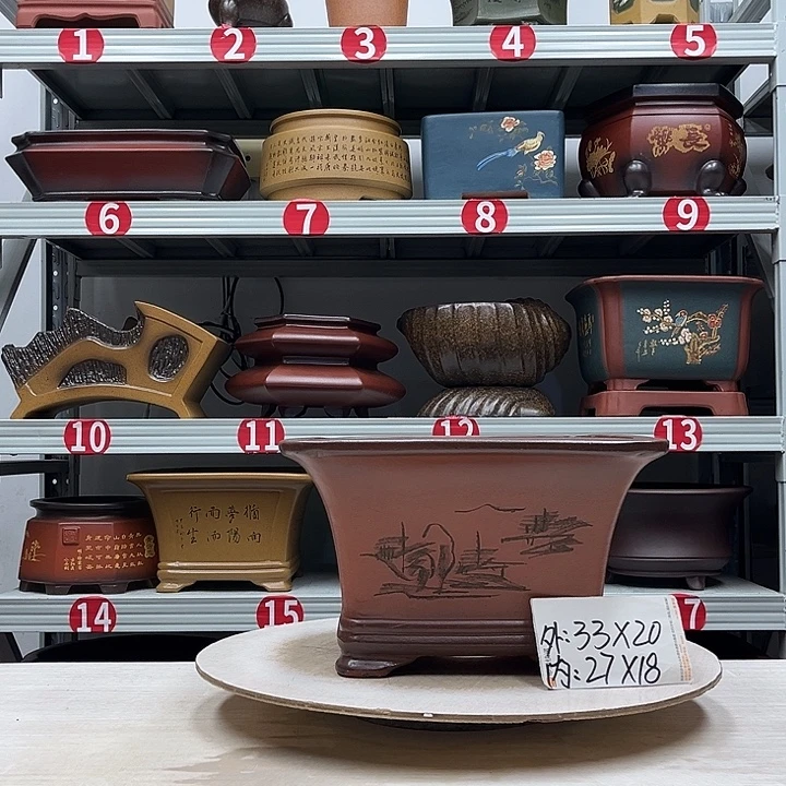 紫砂花盆紫砂花盆