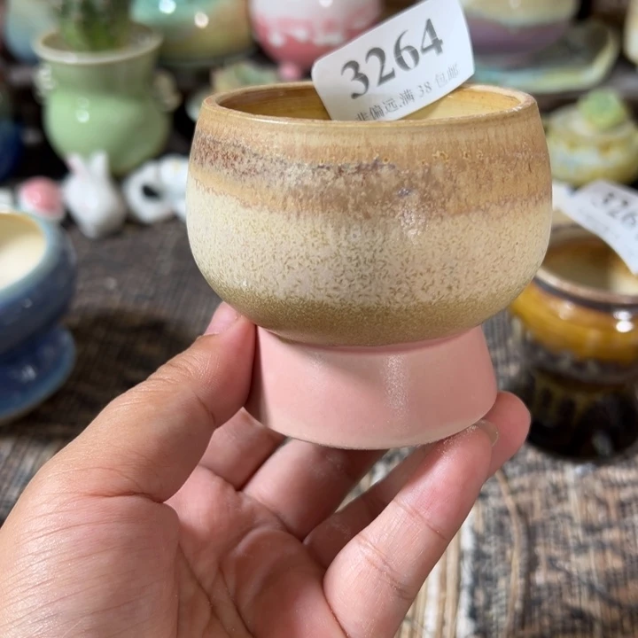 口6 手工花盆满30包邮