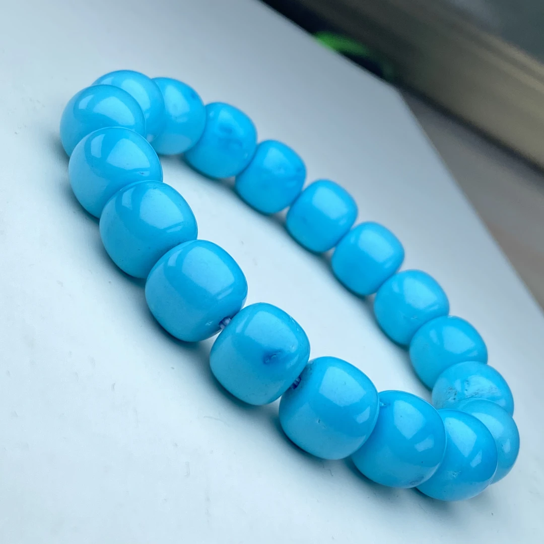 Q11号号精品时尚老型珠蓝手链12mm多样性发一件