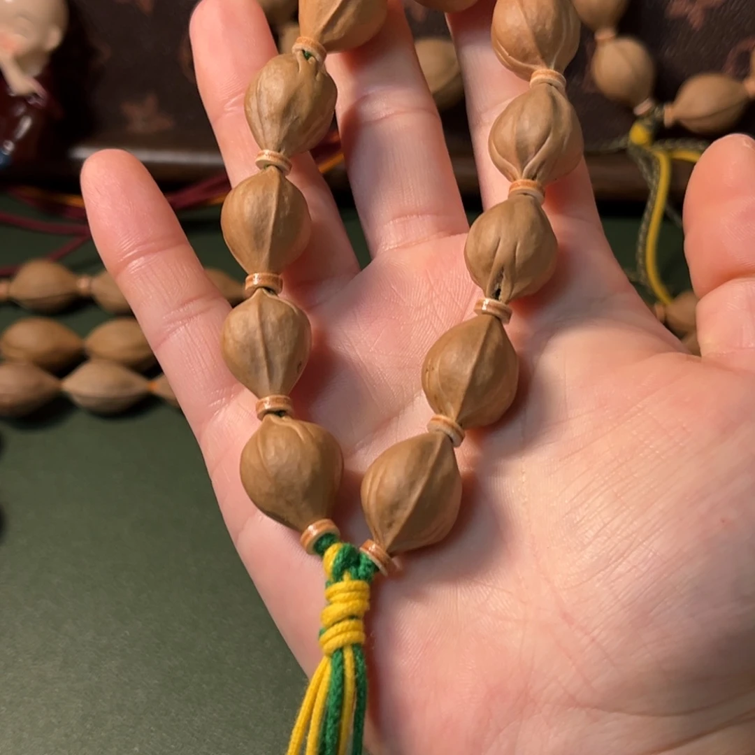 橄榄核手串/手链1521梅林铁核三花三面佛