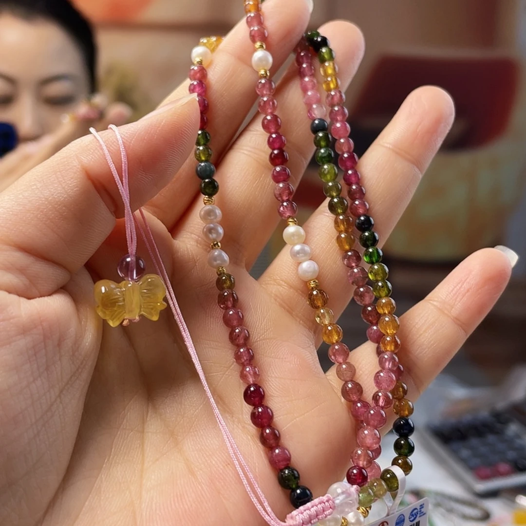 蜜蜡未镶嵌裸石琥珀项链