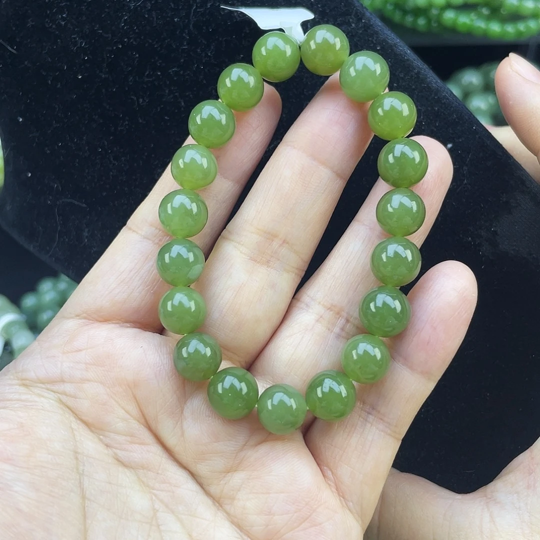 和田玉未镶嵌手链5