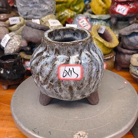 粗陶花盆手工花盆制作